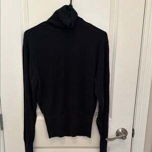 Uniqlo U Wool Black Turtleneck Sweater
